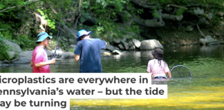 Microplastics are settling into Pennsylvania’s rivers and marshes. Philippe Gerber/Moment Collection via Getty Images